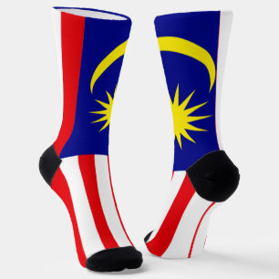 Malaysia-Flagge Socken