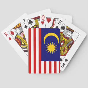 Malaysia-Flagge Spielkarten
