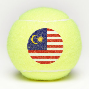Malaysia-Flagge Tennisbälle