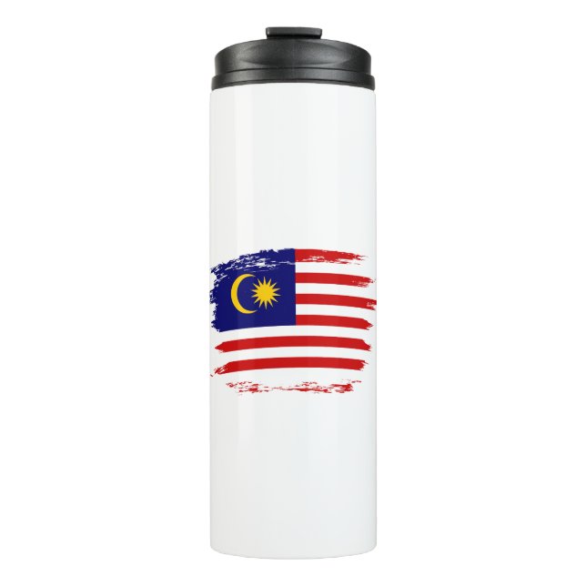Malaysia-Flagge Thermosbecher (Vorderseite)