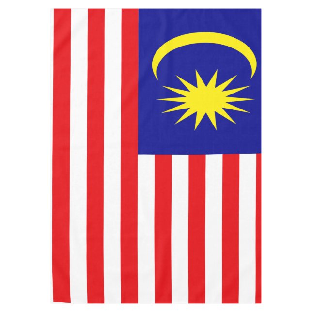 Malaysia-Flagge Tischdecke (Vorderseite)