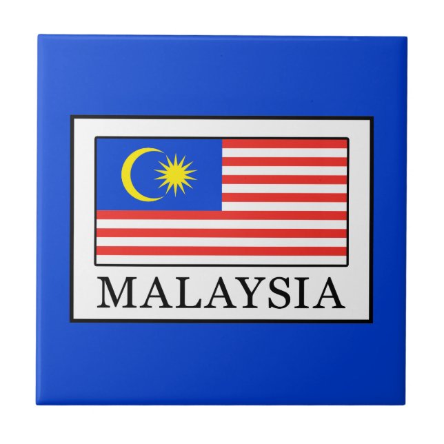 Malaysia Fliese (Vorderseite)