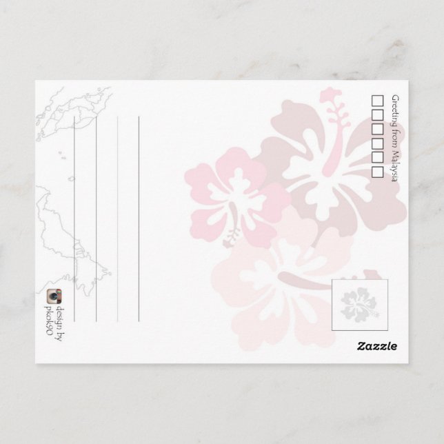 Malaysia GF Card Postkarte (Rückseite)