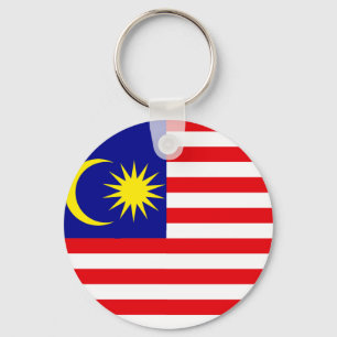 Malaysia Hochwertige Flagge Schlüsselanhänger