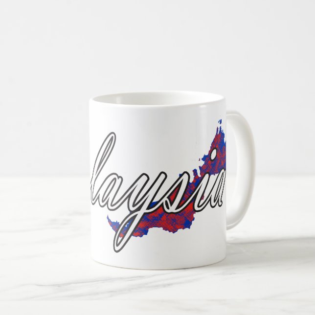 Malaysia Kaffeetasse (VorderseiteRechts)