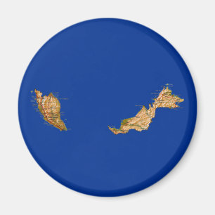 Malaysia-Kartenmagnet Magnet