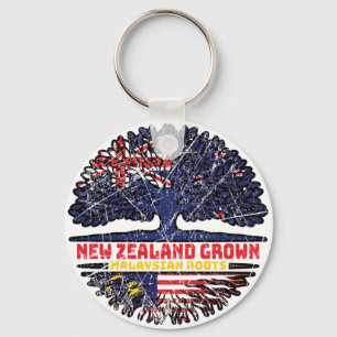 Malaysia Malaysian New Zealander New Zealand Tree Schlüsselanhänger
