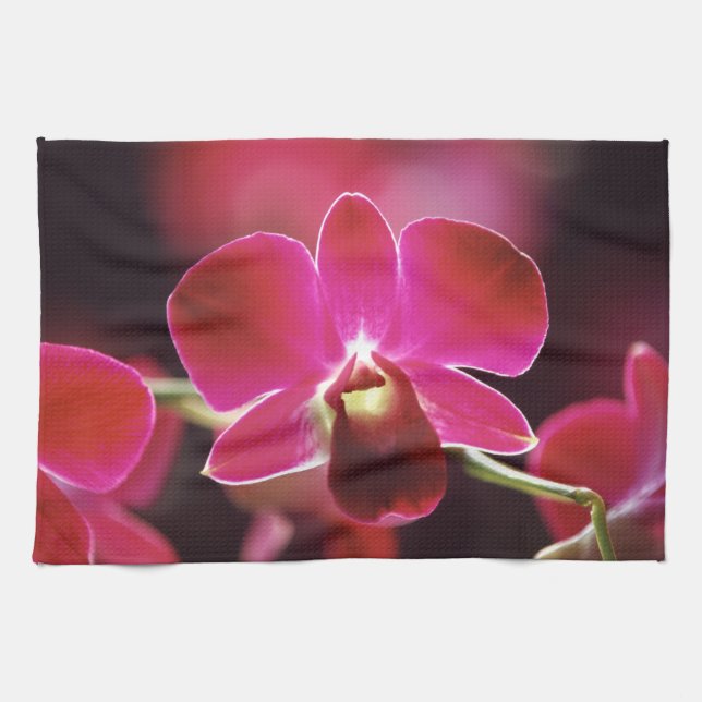 Malaysia, Orchid Handtuch (Horizontal)
