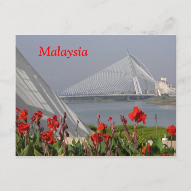 Malaysia Postkarte (Vorderseite)