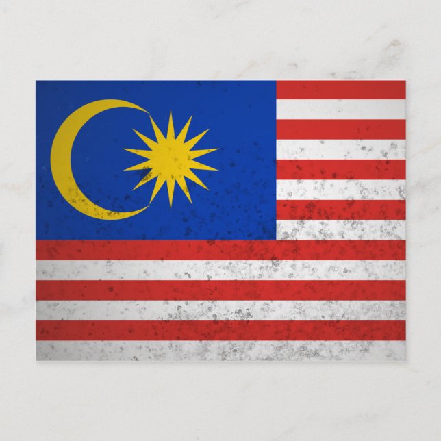 Malaysia Postkarte (Vorderseite)
