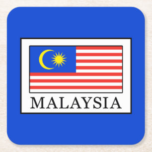 Malaysia Rechteckiger Pappuntersetzer