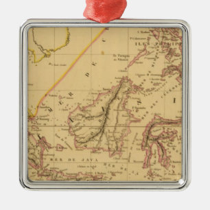 Malaysia Silbernes Ornament