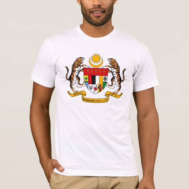 Malaysia-Wappen T - Shirt (Vorderseite)