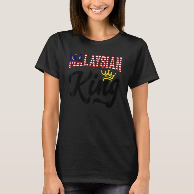 Malaysian King Malaysia Malaysian Malaysia Flag T-Shirt (Vorderseite)