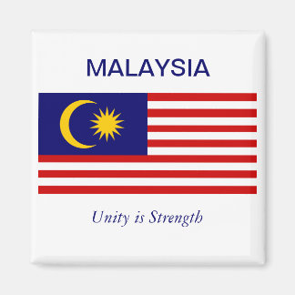 Malaysianische Flagge Magnet