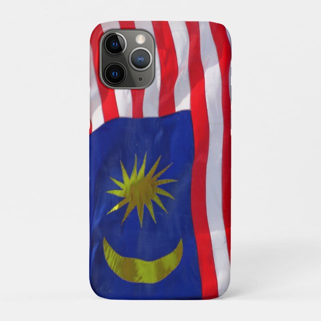 Malaysienflagge Case-Mate iPhone Hülle (Rückseite)