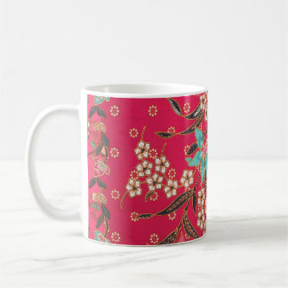 Malaysisch-indonesische Batik Art Pattern Kaffeetasse