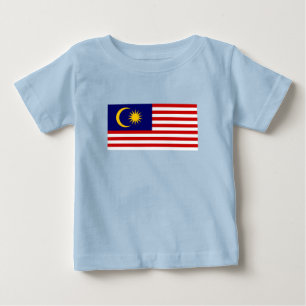 Malaysische Flagge Baby T-shirt