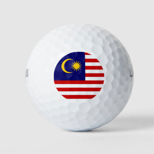 Malaysische Flagge Golfball