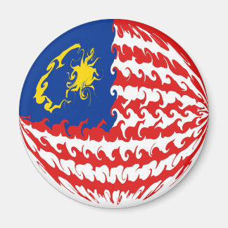 Malaysische Flagge Magnet