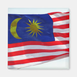 malaysische Flagge Magnet