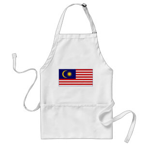 Malaysische Flagge Schürze
