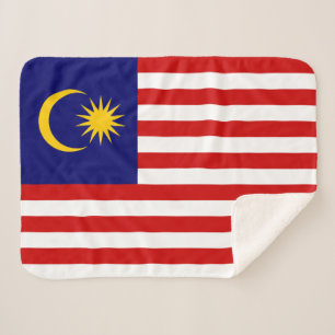Malaysische Flagge Sherpadecke