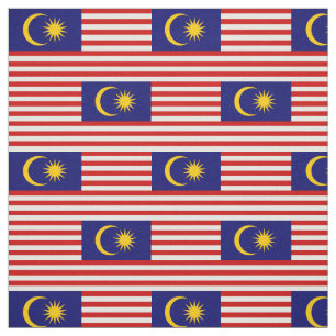 Malaysische Flagge Stoff
