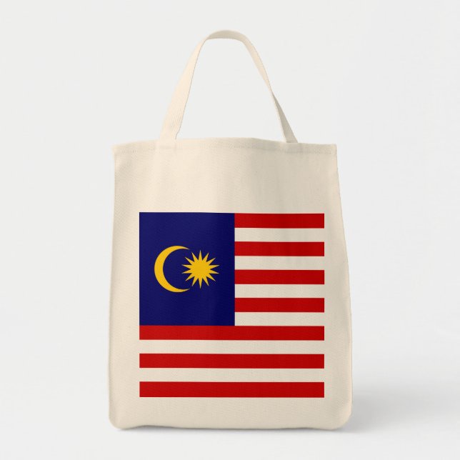 Malaysische Flagge Tragetasche (Vorne)