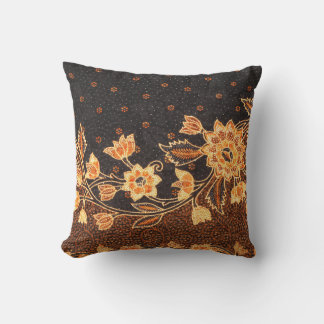 Malaysische indonesische Batik-Kunst-Schönheit Kissen