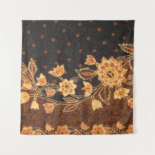 Malaysische indonesische Batik-Kunst-Schönheit Wandteppich