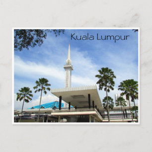 malaysische Moschee kl Postkarte