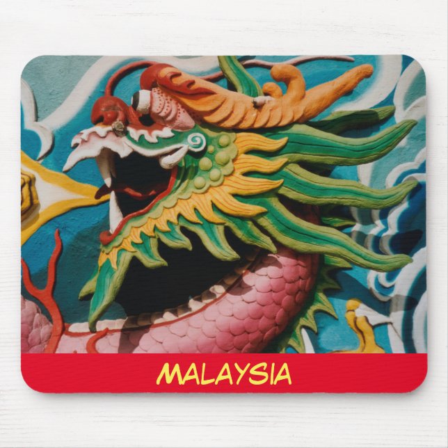Malaysischer Drache Mousepad (Vorne)