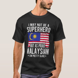 Malaysischer Flaggen stolz Malaysisch T-Shirt