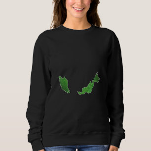 Malaysischer Fußballplatz Sweatshirt