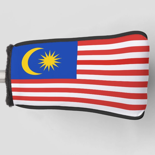 Malaysischer Malay Flagge Jalur Gemilang Golf Headcover (Vorderseite)