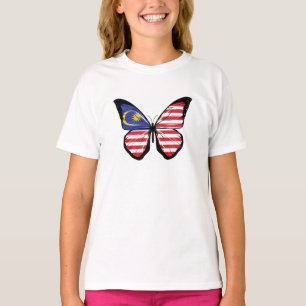 Malaysischer Schmetterlingsflagge T-Shirt