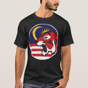 Malaysischer Tiger malaysischer Nationaltier T-Shirt