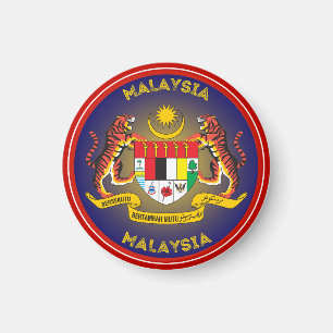 Malaysisches Erbe-Emblem Magnet