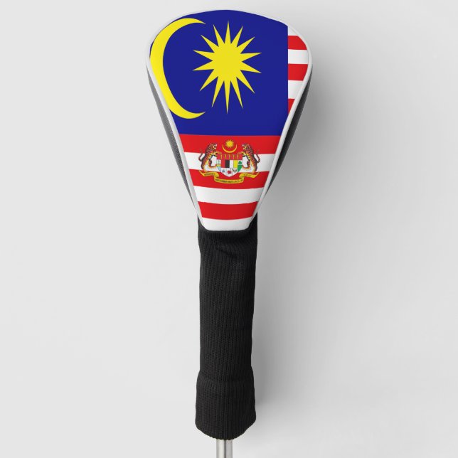 Malaysisches Wappen Golf Headcover (Vorderseite)