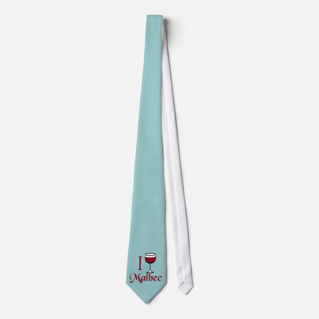 Malbec Wine Necktie Krawatte (Vorderseite)