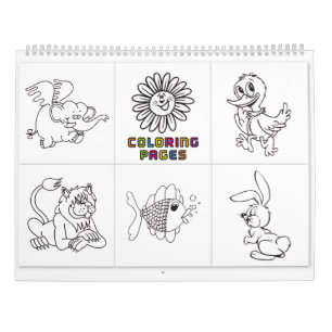 Malbuch-Kalender Kalender