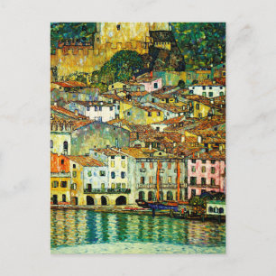 Malcesine am Gardasee (1913), Gustav Klimt Postkarte