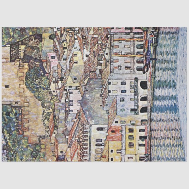 Malcesine am Gardasee, Gustav Klimt Seidenpapier (Vorderseite)