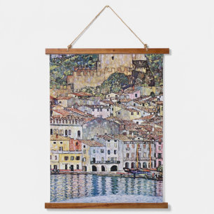 Malcesine am Gardasee, Gustav Klimt Wandteppich Mit Holzrahmen
