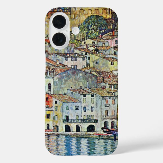 Malcesine am Gardasee Von Gustav Klimt Case-Mate iPhone Hülle (Rückseite)