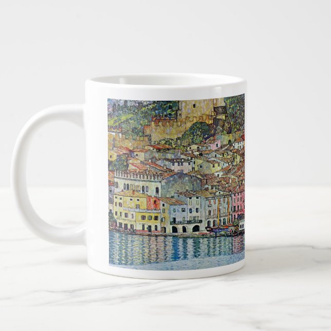 Malcesine am Gardasee Von Gustav Klimt Jumbo-Tasse (Links)
