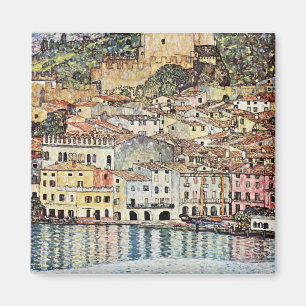 Malcesine am Gardasee von Gustav Klimt Magnet