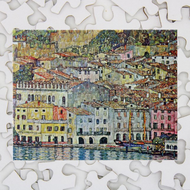 Malcesine am Gardasee Von Gustav Klimt Puzzle (Von Creator hochgeladen)