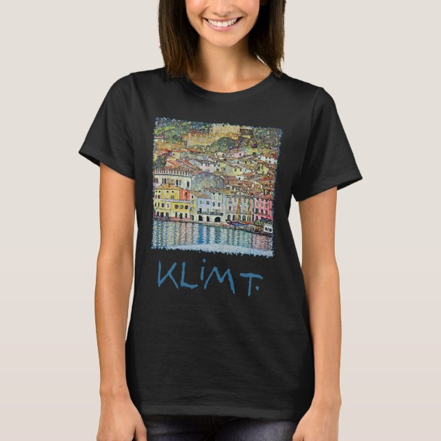 Malcesine am Gardasee Von Gustav Klimt T-Shirt (Vorderseite)